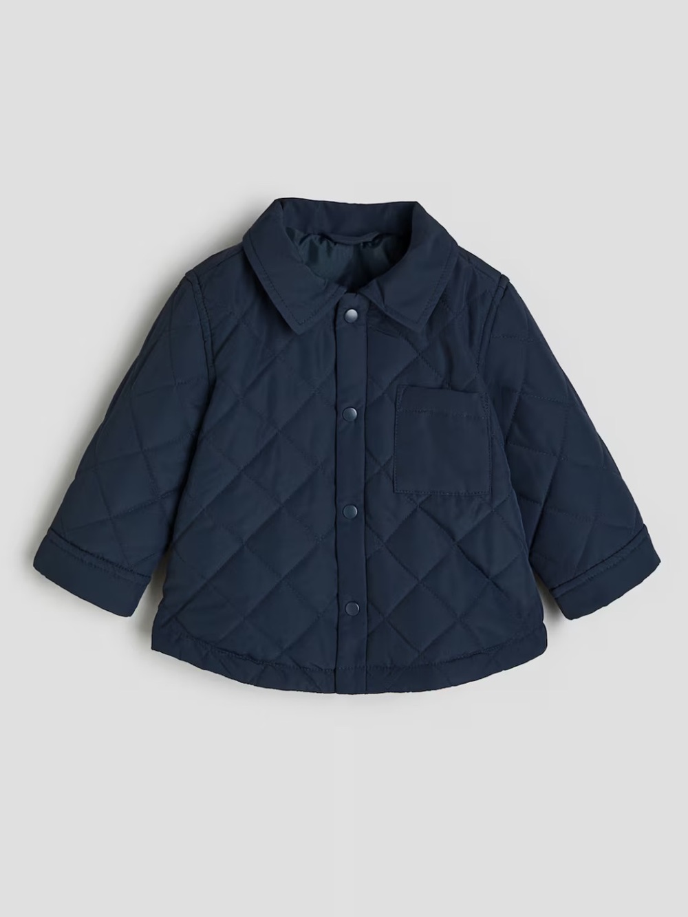 H&M Navy Quilted Toddler Jacket